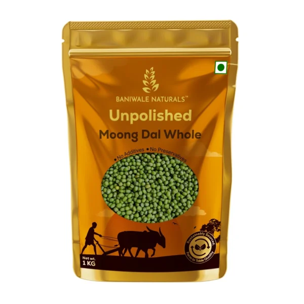 Unpolished Moong Dal Whole 1KG