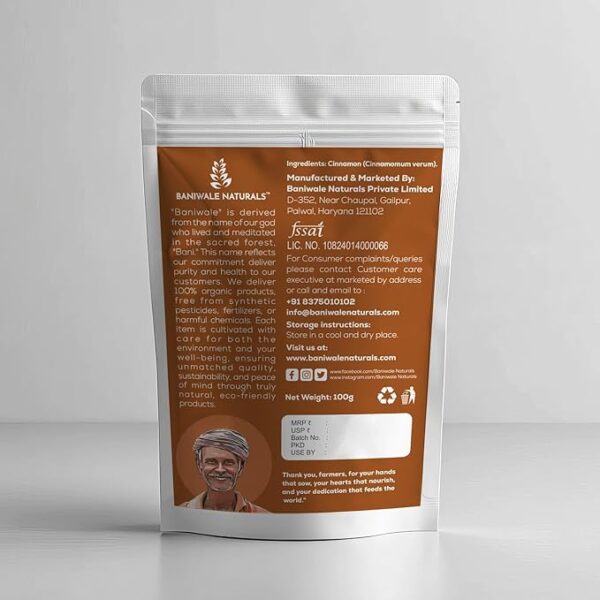BANIWALE NATURALS Cinnamon Bark Powder - Image 3