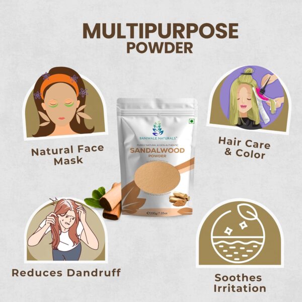 Pure sandalwood powder