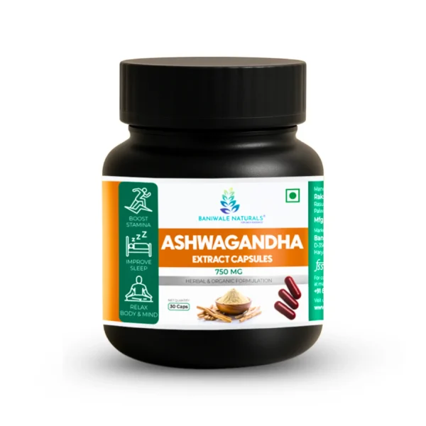 ASHWAGANDHA Extracted Capsule Baniwale Naturals
