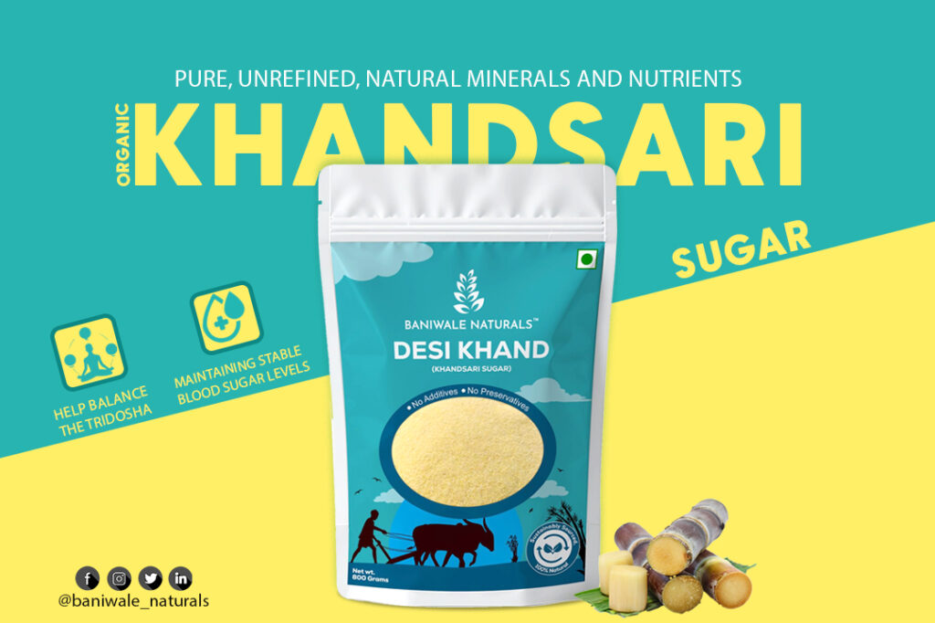 Baniwale Naturals Organic Khandsari Sugar 800g