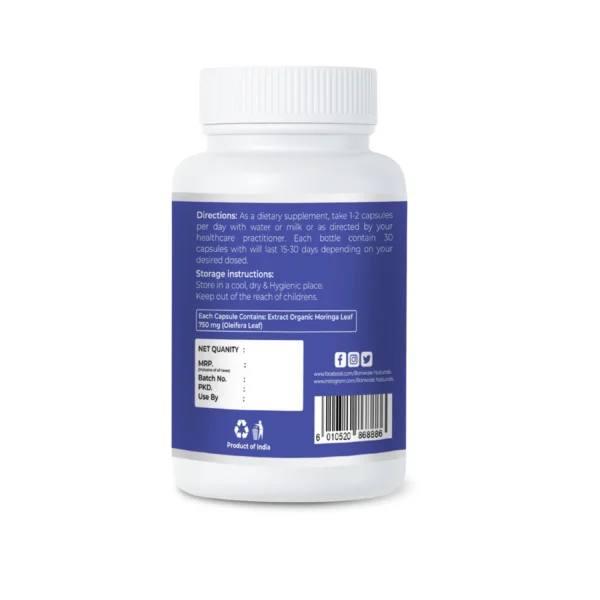 Moringa Extracted Capsules online pure herbal, capsules
